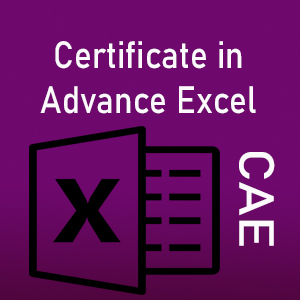 certificate in advance excel