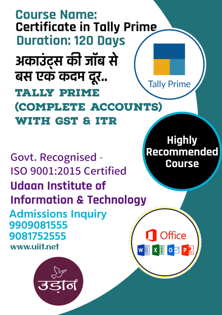 Tally Prime Course in Ahmedabad 