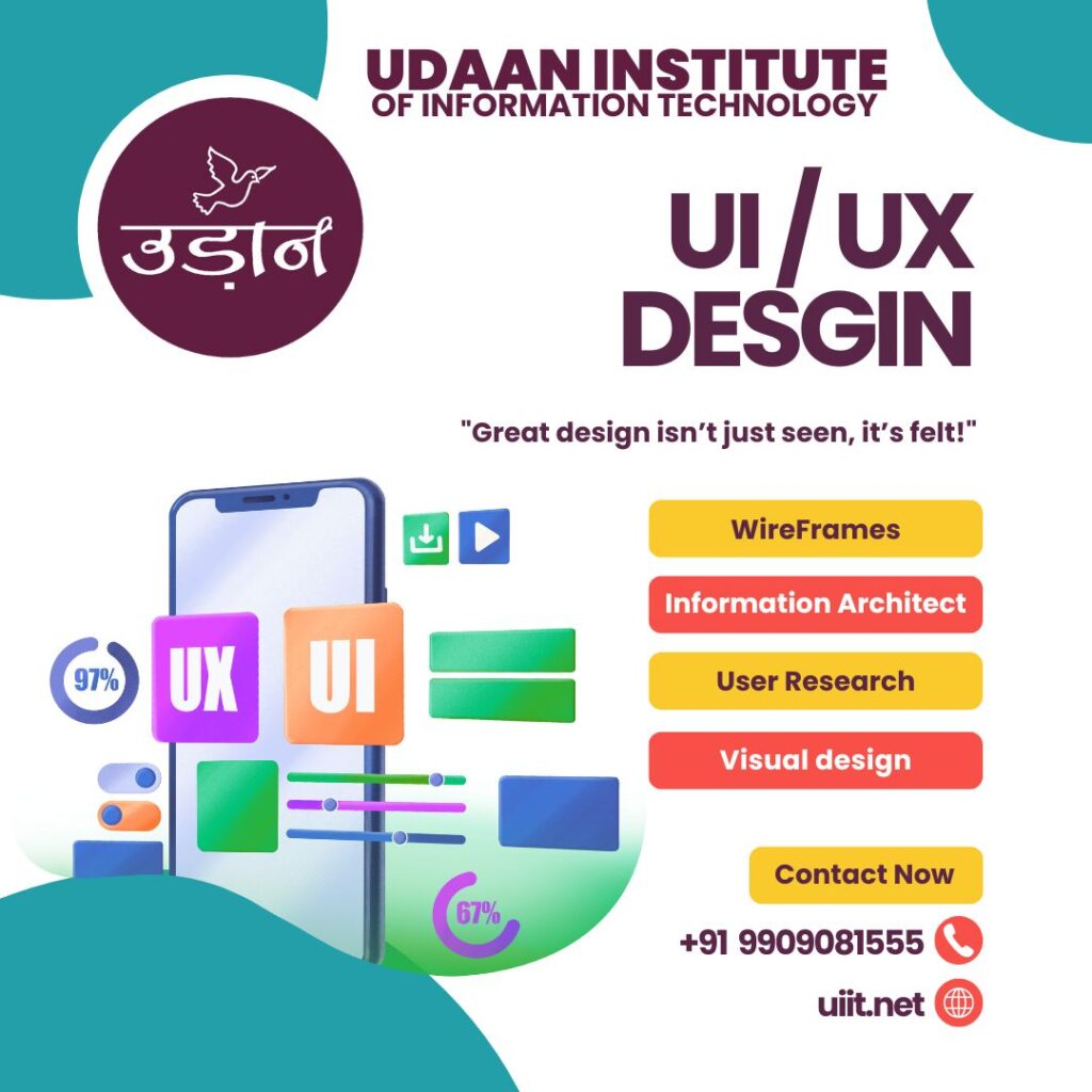 Ui and UX Designs course Ahmedabad me 