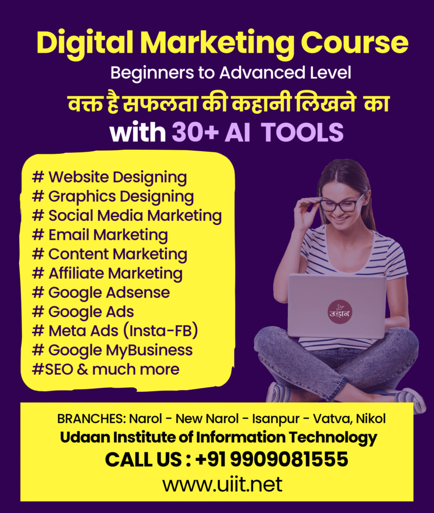 top digital marketing course with AI features in Ahmedabad