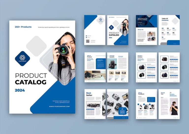 How to design a product catalogue? This image is tample being used in Graphic Design Course in Ahmedabad by Udaan Institute of Information Technology.